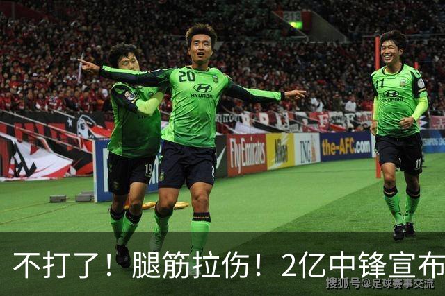 不打了！腿筋拉伤！2亿中锋宣布休战